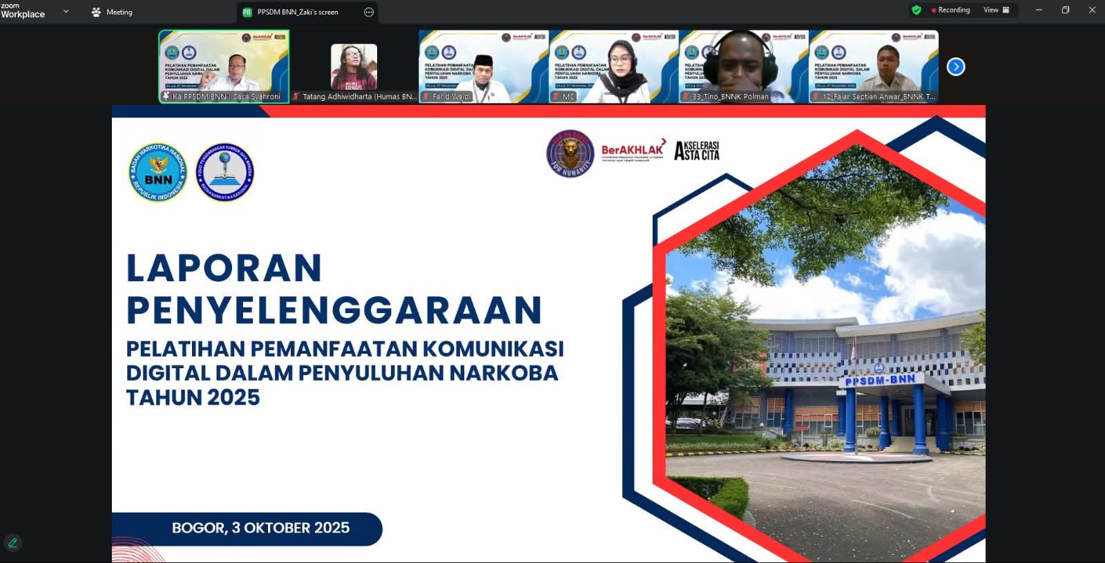 PERLUAS PROGRAM PENCEGAHAN, BNN GELAR PELATIHAN KOMUNIKASI DIGITAL UNTUK PENYULUH NARKOBA 2025