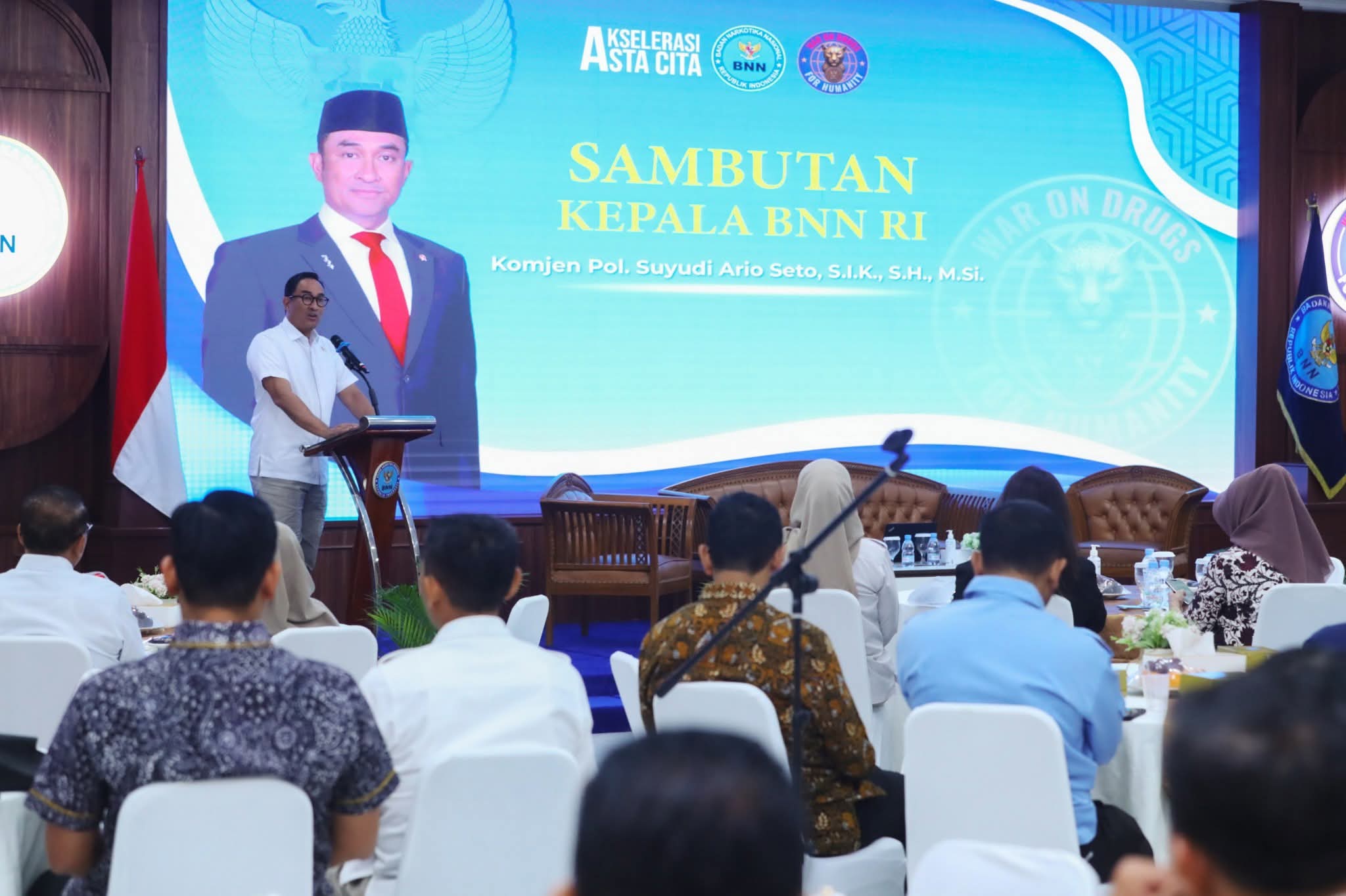 GELAR PERTEMUAN NASIONAL ORMAS, BNN DORONG PENGUATAN P4GN SECARA MASSIF