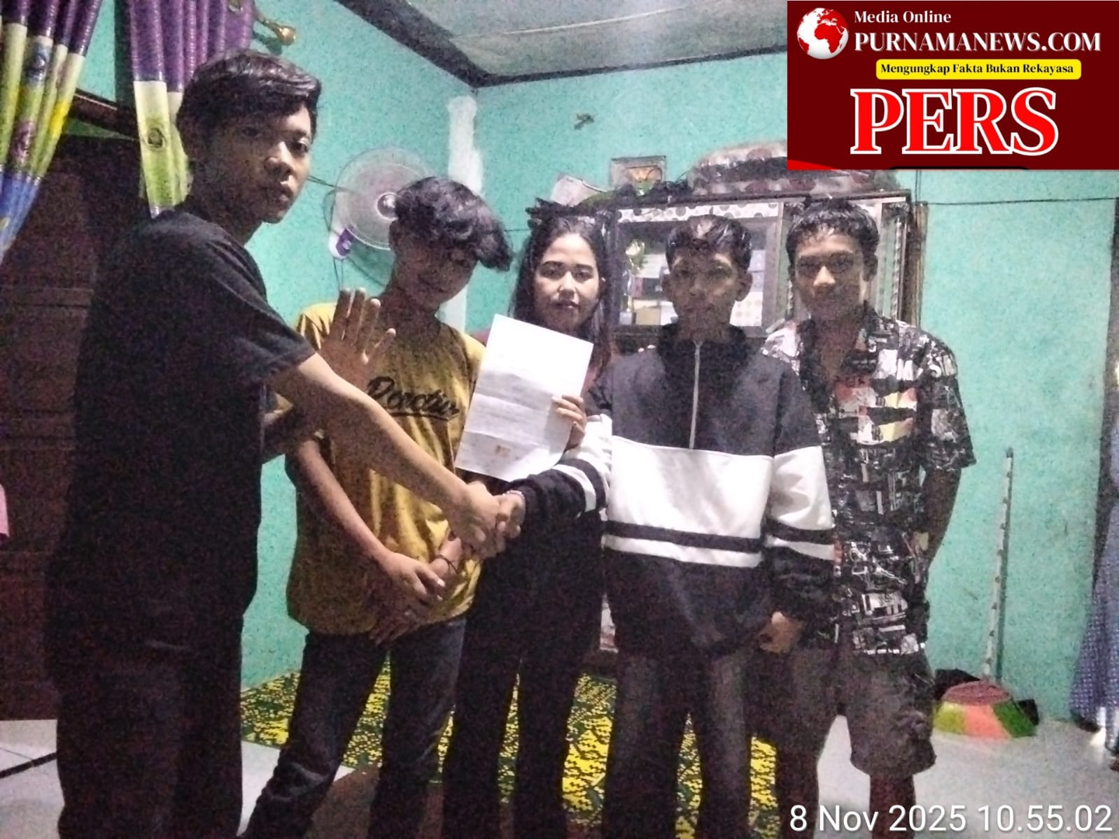 Selisih Paham Sesama kawan ,Putra Dan Ridwan, Bayu, Serta Radit , Sudah Selesai Damai Dan Saling Memaafkan