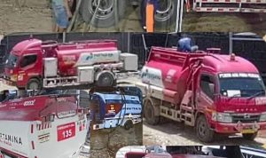 Mobil Tangki Pertamina Di Lampung Diduga Lakukan Praktik Penjualan Ilegal BBM Bagi Warga Minta Tipidter Polda Lampung Tidak Tegas Oknum Tersebut!!