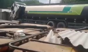 Diduga Oknum Aparat Terlibat, Aktivitas Gudang Minyak Mentah Di Sukanegara, Alas Tuo Kecamatan Tanjung Bintang