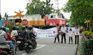 KAI Daop 8 Surabaya Gandeng Komunitas Java Train untuk Tingkatkan Keselamatan Perlintasan Sebidang