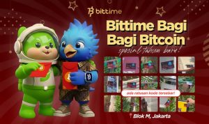 Bittime Gelar Kampanye #NewYearBonus, Bagikan Airdrop $BTC dan $USDT di Akhir Tahun