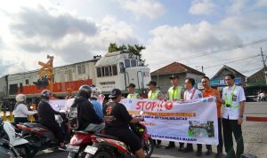 KAI Daop 7 Madiun Gandeng Taruna dan Taruni PPI, Perkuat Edukasi Keselamatan di Perlintasan Sebidang