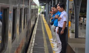 Hujan Ekstrem Rendam Jalur Semarang, Sejumlah KA Tujuan Jakarta Alami Keterlambatan