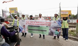 KAI Daop 1 Jakarta Ajak Generasi Muda Universitas Pancasila Bangun Budaya Disiplin di Perlintasan Sebidang
