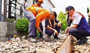 Waspada Cuaca Ekstrem, KAI Daop 7 Madiun Tingkatkan Mitigasi dan Kesiapsiagaan Prasarana