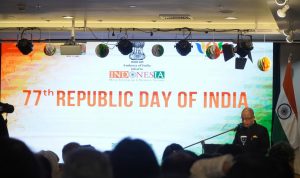 Kedutaan Besar India di Jakarta Peringati Hari Republik India ke-77