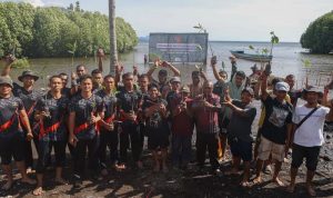Dukung Pelestarian Pesisir, Kogabwilhan III Tanam 1.000 Mangrove di Pantai Gambesi