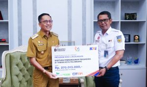 KAI Divre III Palembang Salurkan Bantuan CSR Sebesar Rp 520 Juta untuk Dukungan Sosial dan Infrastruktur Publik di Kota Palembang