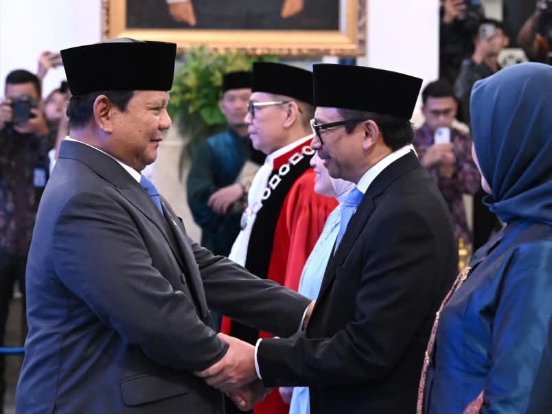 Presiden Prabowo Lantik Juda Agung sebagai Wakil Menteri Keuangan