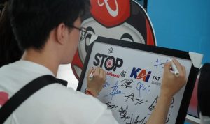 LRT Jabodebek Gelar Sosialisasi Anti Pelecehan di Stasiun Dukuh Atas, Ciptakan Ruang Aman Bersama