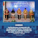 Peresmian Posbankum Gubernur Mirza Tegaskan Pentingnya Menghadiri Akses Keadilan