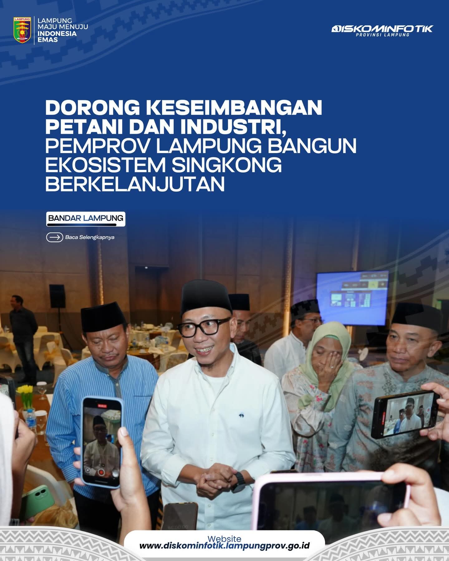 Dorong Keseimbangan Petani Dan Industri, Pemprov Lampung Bangun Ekosistem Singkong Berkelanjutan