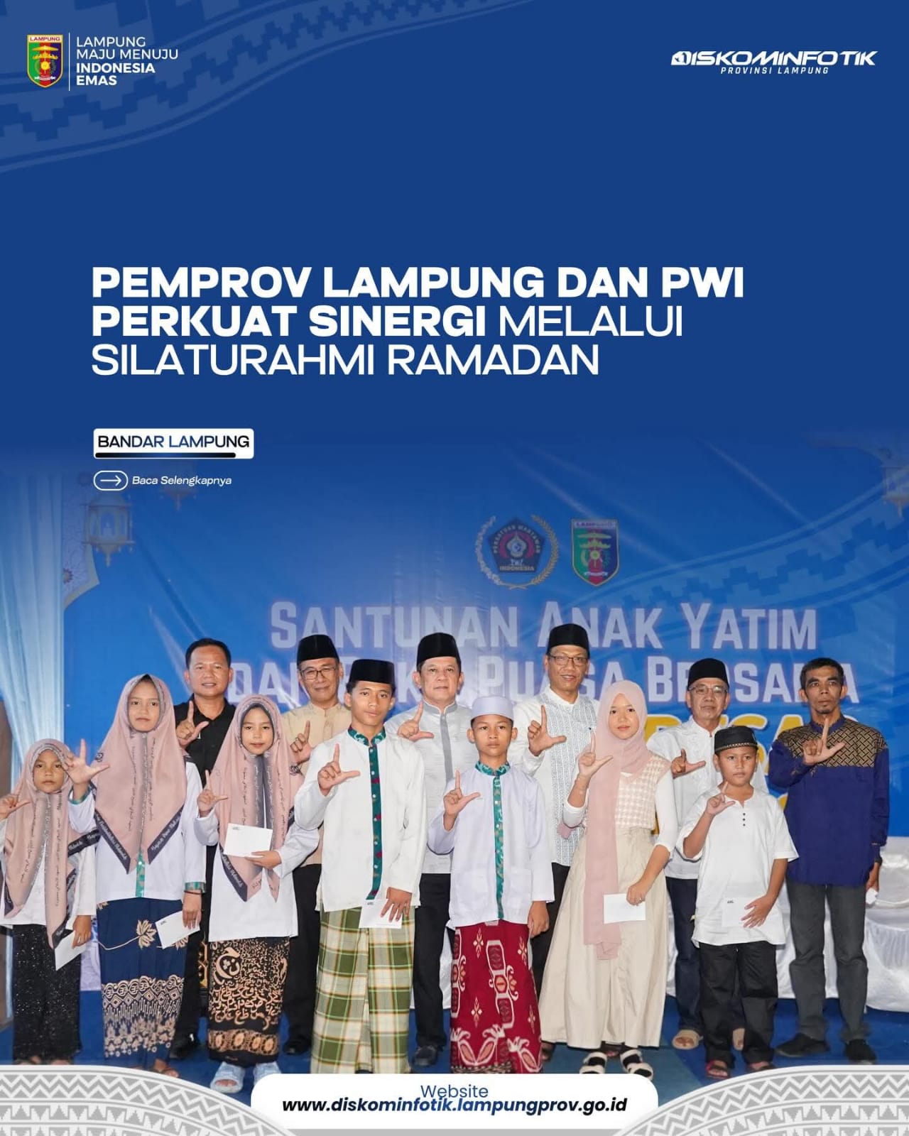 Pemprov Lampung Dan PWI Perkuat Sinergi Melalui Silaturahmi Ramadan