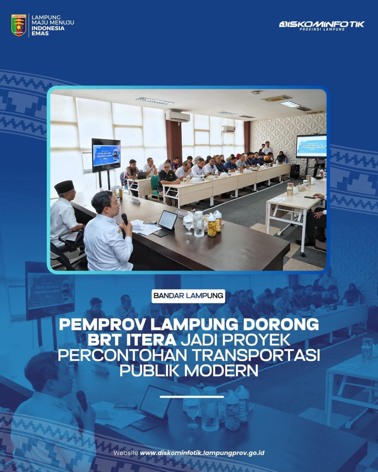 Pemprov Lampung Dorongan BRT Itera