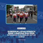 Gubernur Lepas Peserta Bank Lampung Run 2026
