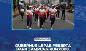 Gubernur Lepas Peserta Bank Lampung Run 2026
