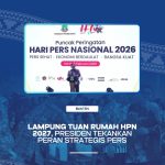 Lampung Tuan Rumah HPN 2027