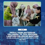 Peduli Kesejahteraan Keluarga,Tp.  Pkk Provinsi Lampung Salurkan Bantuan