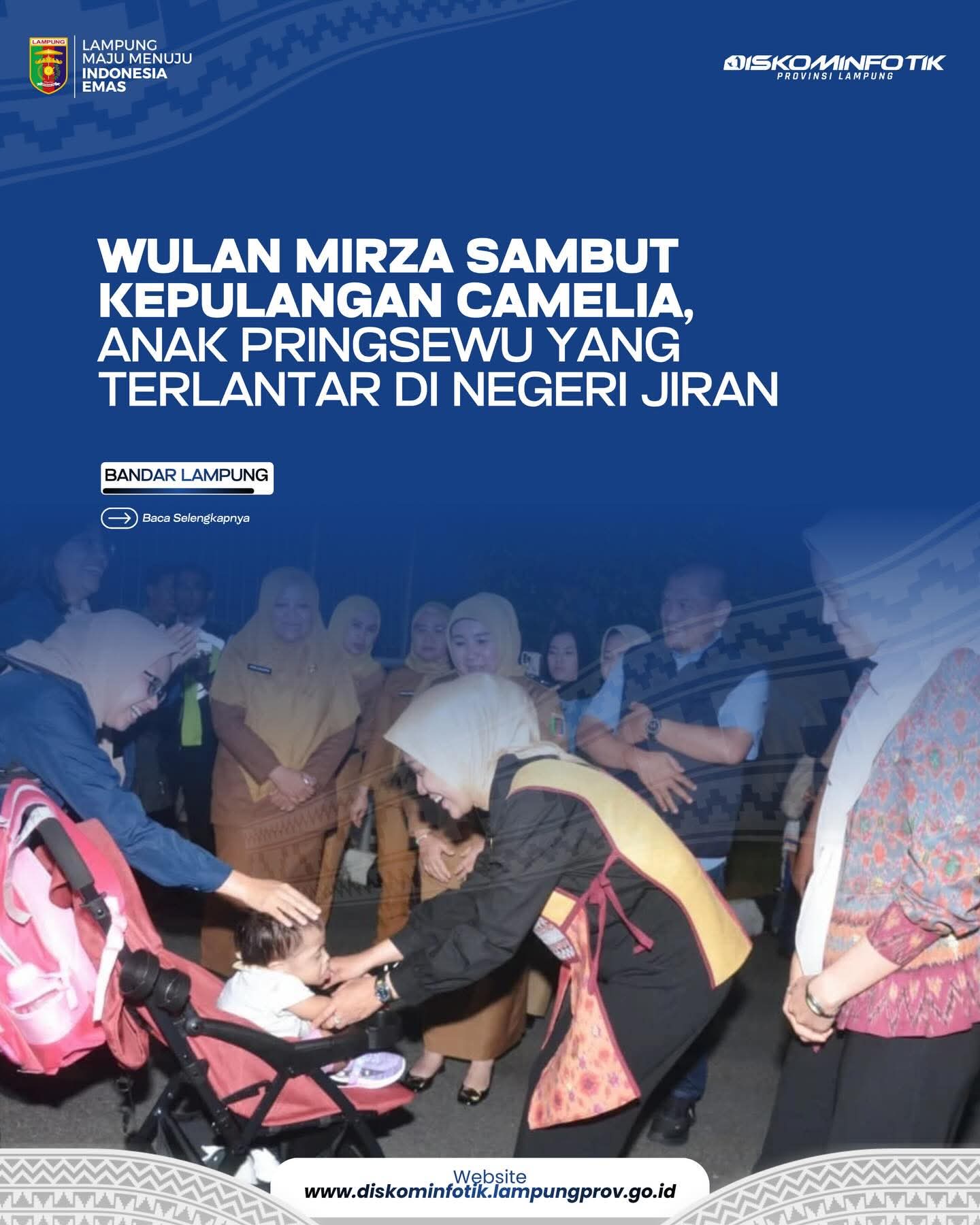 Wulan Mirza Sambut Kepulangan Camelia Yang Terlantar Di Negri Jiran