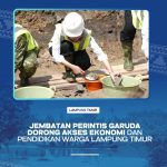 Jembatan Perintis Garuda Dorong Akses Ekonomi Dan Pendidikan Lampung Timur