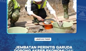 Jembatan Perintis Garuda Dorong Akses Ekonomi Dan Pendidikan Lampung Timur