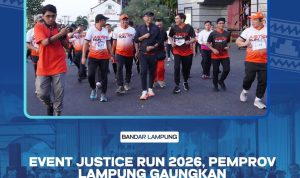 EVENT JUSTICE RUN 2026, PEMPROV LAMPUNG GABUNGKAN PEMBANGUNAN BERKEADILAN DAN AKSES INFRASTRUKTUR