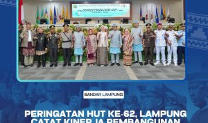 Peringatan Hut Ke-62  Lampung Catat Kinerja Pembangunan