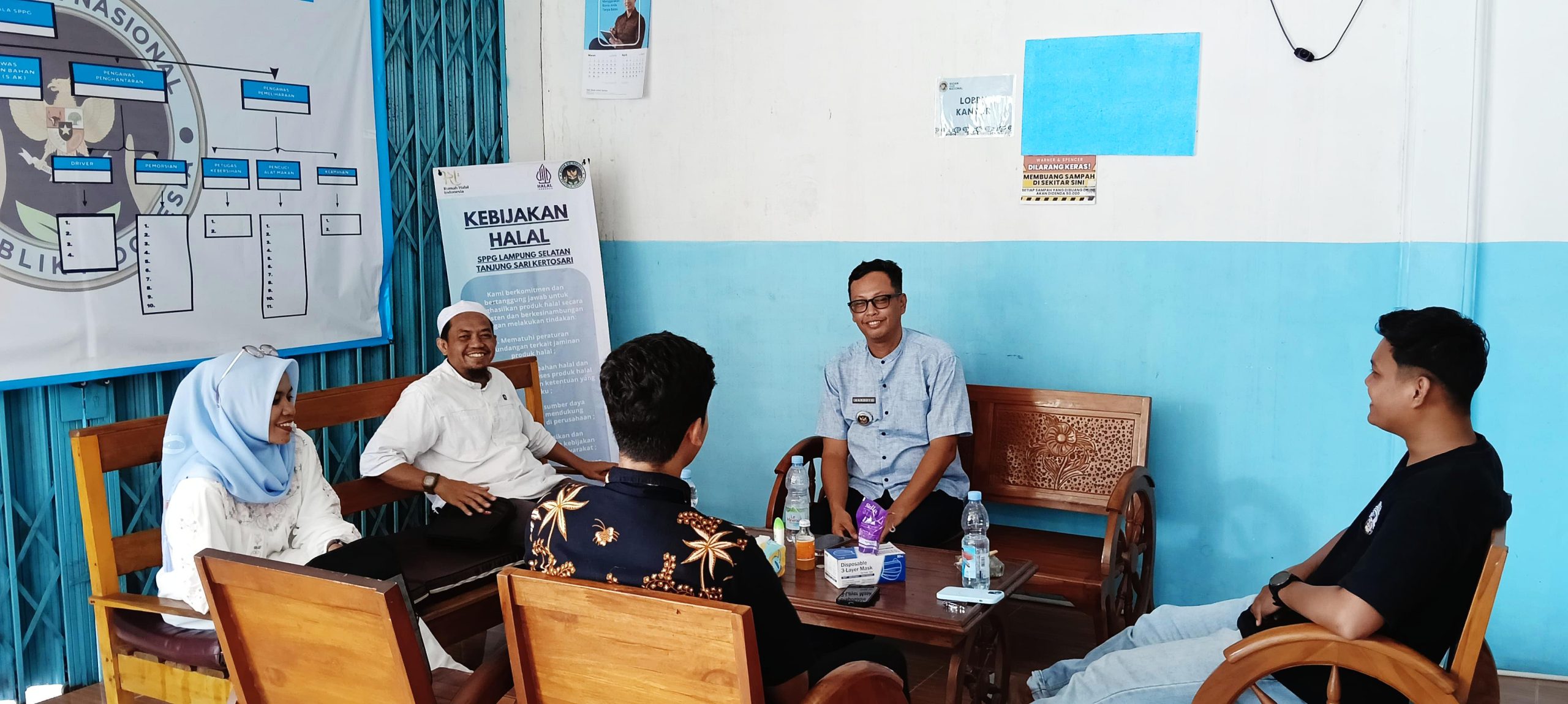 Pembinaan  Camat Tanjungsari di sppg kertosari