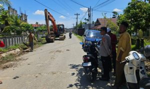 Kapolsek Meurah Mulia Bersama Muspika Cek Irigasi, Pastikan Sawah Segera Dialiri Air