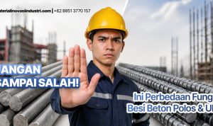 Jangan Sampai Salah! Ini Perbedaan Strategis Besi Beton Polos vs Ulir untuk Struktur Bangunan