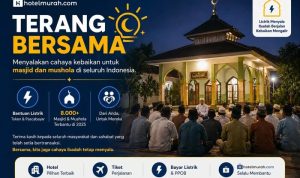 Hotelmurah.com Bantu 8.000 Masjid dan Mushola Lewat Terang Bersama