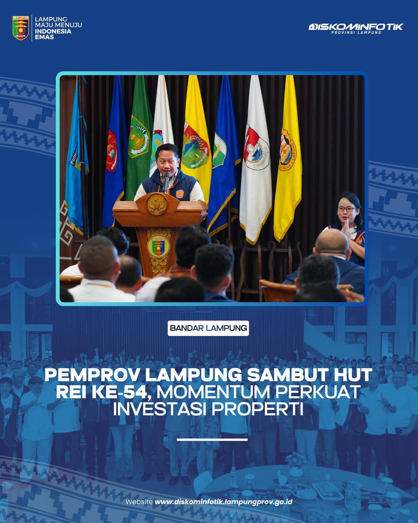 Pemprov Lampung Sambut HUT REI Ke -54