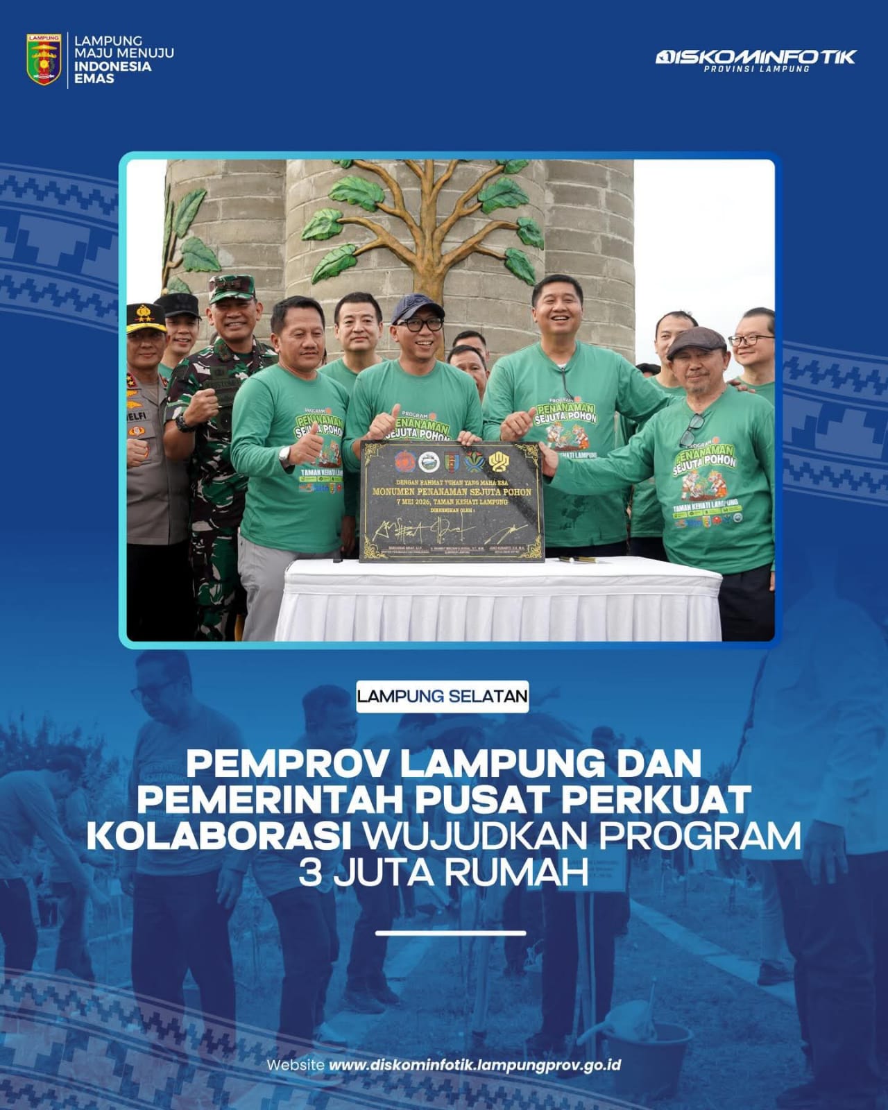 Pemprov Lampung Wujudkan Program 3 Juta Bedah Rumah