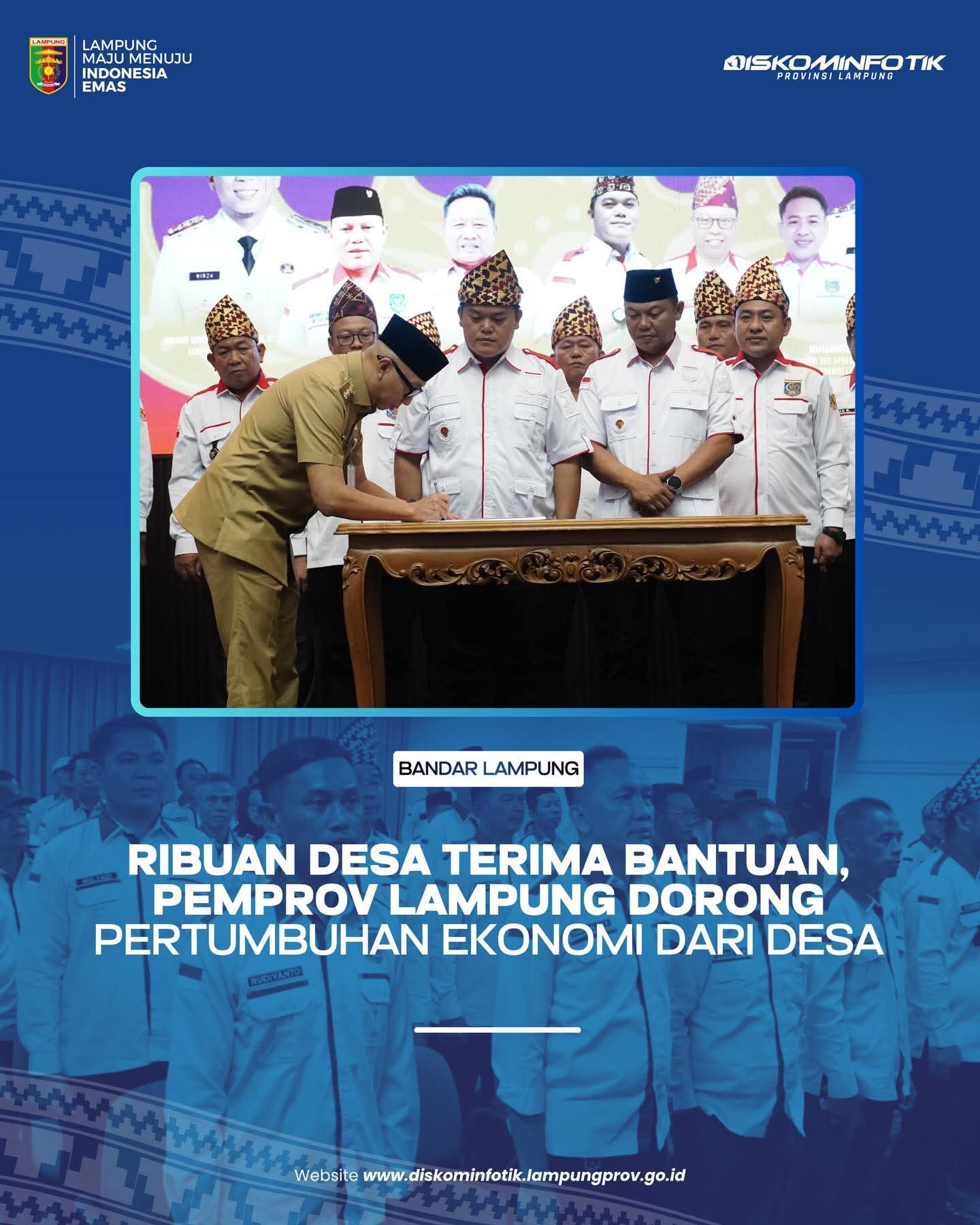 Ribuan Desa Terima Bantuan Pemprov Lampung Dorong Pertumbuhan Ekonomi Dari Desa