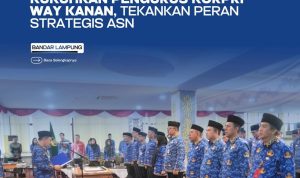SEKDAPROV MARINDO KURNIAWAN KUKUHKAN PENGURUS KORPRI WAY KANAN