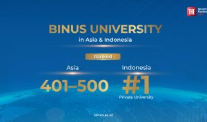 Konsistensi yang Dijaga: BINUS University Kembali Jadi PTS Nomor 1 di Indonesia versi THE Asia University Rankings 2026